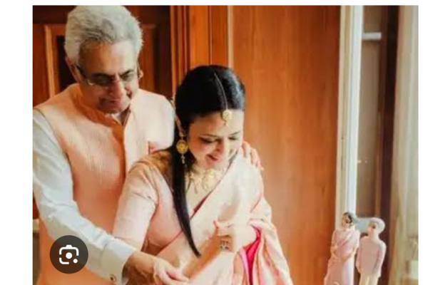 Mahua moitra with husband 